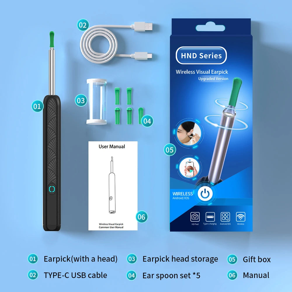 Ear Cleaner with Camera (Otoscope)