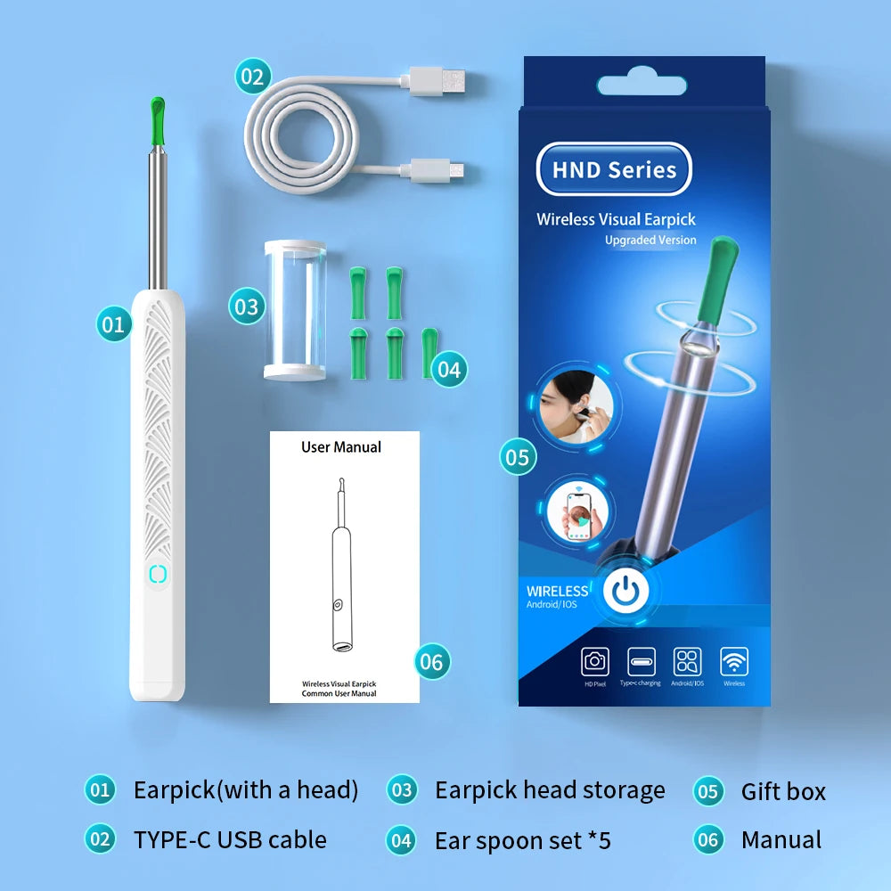 Ear Cleaner with Camera (Otoscope)