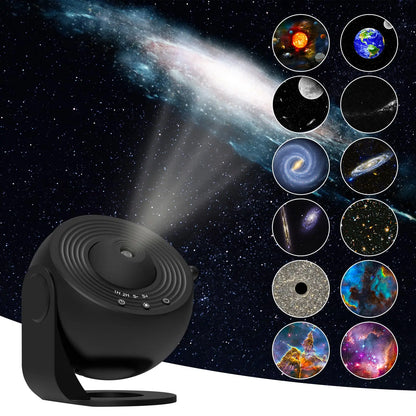 AUSYLE 12-in-1 Planetarium Projector Night Light – Starry Sky & Cosmic Display